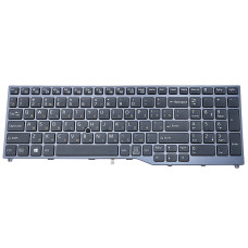 Клавіатура для Fujitsu Lifebook E458 E459 E558 E559 E4511 E5510 E5511 U757 U758 U759 U7510 E4511 E5510 E5511 (RU Black з рамкою + Pointstick)
