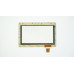 Тачскрин (сенсорное стекло) для HOTATOUCH C116184B1-DRFPC068T V1.0, 7", отверстие под веб-камеру в УГЛУ, размер 184x122 мм, черный