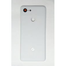 Задняя крышка Google Pixel 3 белая со стеклом камеры