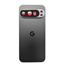 Задняя крышка для Google Pixel 9 Pro черная со стеклом камеры (Орригинал)
