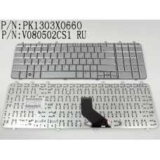 Клавіатура для HP DV7-1000, DV7-1100, DV7-1190er, DV7-1190er, DV7t-1200 (RU Silver) оригінал