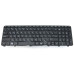 Клавіатура для HP DV6-6000, DV6-6100, DV6-6b, DV6-6c series (RU Black з рамкою)