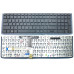 Клавіатура для HP ENVY 17 17-3000, 17-3200, 17t-3000, 17t-3200 Series (RU Black з підсвіткою, без рамки). оригінал