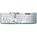 Клавіатура для HP ENVY 17 17-3000, 17-3200, 17t-3000, 17t-3200 Series (RU Black з підсвіткою, без рамки). оригінал