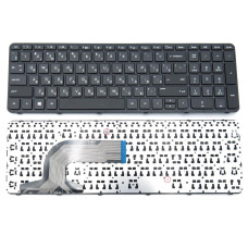 Клавіатура для HP Pavilion 15 15-E, 15E, 15-N, 15N, 15-G, 15G, 15-R, 15R, 250 G3, 255 G3, 256 G3 (RU Black з рамкою)