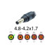 Блок живлення для HP 19V 4.74A 90W (4.8*1.7) Bullet.(без кабелю)