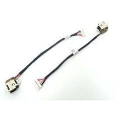Роз'єм живлення ноутбука HP DV6-6000, DV7-6000 Series (7.4*5.0 Central pin) (з кабелем)