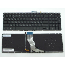 Клавиатура для HP Pavilion 15-AB, 15-AK, 15-BC, 15T-AB, 15Z-AB RU Black без рамки с подсветкой)