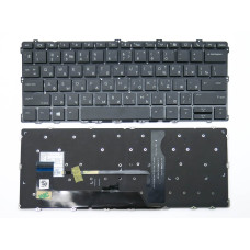 Клавіатура з підсвіткою для ноутбуків HP EliteBook x360 1030 G2, 1030 G3, 1030 G4 — чорна (RU)