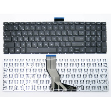 Клавіатура OEM для ноутбуків HP Pavilion 15T/15Z/15-BR/15-BS/15-BU/15-BW, 17G-BR, 250/255/256 G6 — чорна, RU розкладка, без рамки