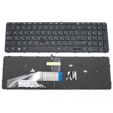Клавиатура для HP ProBook 450 G3, 455 G3, 470 G3, 450 G4 (RU Black с Рамкой, подсветкой и поинтстиком). оригинал