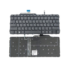Клавіатура для HP EliteBook Folio G1 (850915-001, 6037B012010) (RU Black, без рамки з підсвіткою). оригінал