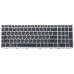 Клавіатура для HP Elitebook 750 G5, 750 G6, 755 G5, 755 G6, 850 G5, 850 G6, 855 G5 ZBook 15u G5(RU Black/Silver з підсвіткою з поінтстиком) оригінал