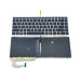 Клавіатура для HP Elitebook 745 G5, 745 G6, 840 G5, 840 G6, 846 G5, 846 G6 (RU Silver з підсвіткою)