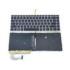 Клавиатура для HP Elitebook 846 G5, 846 G6 (RU Silver с подсветкой)