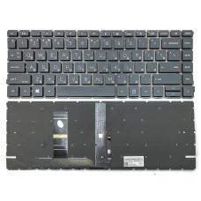 Клавіатура з підсвіткою для HP ProBook 440 G8, 440 G9, 440 G10, 445 G8, 445 G9, 445 G10 — RU Black, Original