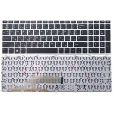 Клавіатура для HP ProBook 450 G5, 455 G5, 470 G5, 650 G4, 650 G5 (RU Black з рамкою Silver)