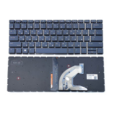 Клавіатура з підсвіткою для ноутбуків HP ProBook 430 G6, 430 G7, 435 G6, 435 G7 — RU, чорна