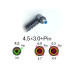 Блок питания для HP 440 G5, 430 G5, 450 G5, 440 G4 (19.5V 3.33A 65W (4.5*3.0+Pin Blue)).(Квадратный с вилкой)
