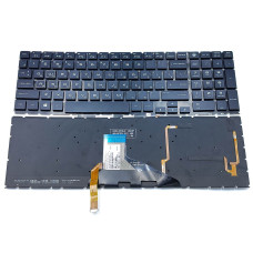 Клавиатура для HP Omen 15-dc, 15-dc0000, 15t-dc0000, 15-dc0010nr, 15-DC0010CA, 15-DC0020CA (RU Black з RGB подсветкой)