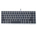 Клавиатура для HP ProBook 430 G5, 440 G5, 445 G5 (RU Black, Silver рамка с подсветкой)