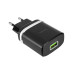 Зарядное устройство HOCO C12Q Smart, QC3.0, 18W, Black (Type-C Set) (66931474716293)