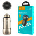 Автомобильное зарядное устройство HOCO Z48 Tough 40W (dual port)(2C)  Metal Gray