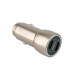 Автомобильное зарядное устройство HOCO Z48 Tough 40W (dual port)(2C)  Metal Gray