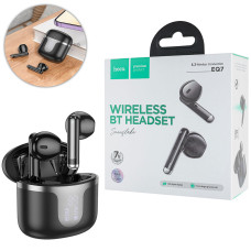 Беспроводные наушники HOCO EQ7 Snowflake true wireless BT headset Black (6942007617727)