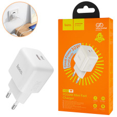 Зарядное устройство HOCO N32 Glory, PD30W, White (6931474789914)