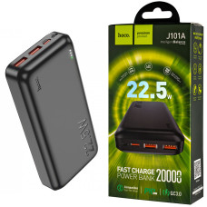 Универсальная мобильная батарея HOCO J101A Astute, 22.5W, 20000mAh, black (6931474782496)