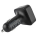 Автомобильное зарядное устройство + FM модулятор HOCO E87 Delta, 35W, 1A/1C, BT, black (6942007658980)