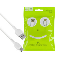 Кабель HOCO X13 USB to Type-C, белый, 3A (6957531061199)
