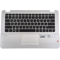 Б.У верхняя крышка с клавиатурой для ноутбука HP ( ENVY 14-3000), silver