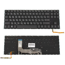Клавиатура для ноутбука HP (Omen: 15-EK series ) rus, black, без фрейма, подсветка клавиш