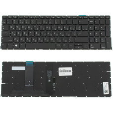 Клавиатура для ноутбука HP (ProBook: 450 G8, 455 G8) ukr, black, без фрейма, подсветка клавиш (ОРИГИНАЛ)