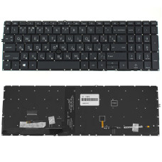 Клавиатура для ноутбука HP (ProBook: 850 G8, 855 G8) rus, black, без фрейма, подсветка клавиш, с джойстиком