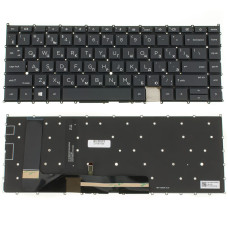 Клавиатура для ноутбука HP (EliteBook X360: 1040 G8) rus, black, без фрейма, подсветка клавиш