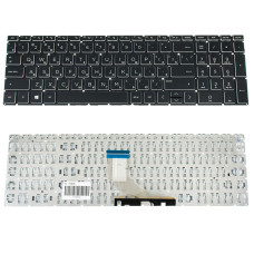 Клавиатура для ноутбука HP (250 G7, 255 G7 series) rus, black, без фрейма, white bezzel (ОРИГИНАЛ)