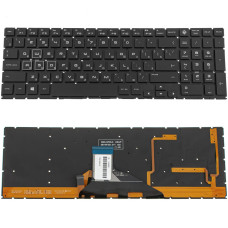Клавиатура для ноутбука HP (Omen: 15-DC) rus, black, без фрейма, подсветка клавиш (RGB 4)