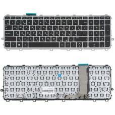 Клавиатура для ноутбука HP (Envy: 15-J, 15T-J, 15Z-J, 17-J, 17T-J series) rus, silver