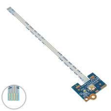 Плата с кнопкой включения для ноутбука HP (440 G2 450 455 470 G2), (LS-B181P)