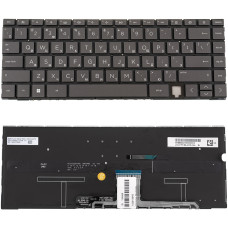 Клавиатура для ноутбука HP (14-EA) rus, gray, без фрейма, подсветка клавиш