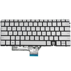 Клавиатура для ноутбука HP (14-EF) rus, silver, без фрейма, подсветка клавиш