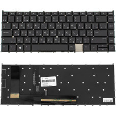 Клавиатура для ноутбука HP (EliteBook X360: 1040 G8) ukr, black, без фрейма, подсветка клавиш (ОРИГИНАЛ)