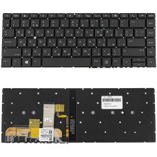 Клавиатура для ноутбука HP (EliteBook X360 1040 G5 G6) rus, black, без фрейма, подсветка клавиш (ОРИГИНАЛ)