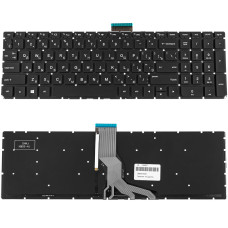 Клавиатура для ноутбука HP (Omen: 15-ax, 17-w series ) rus, black, без фрейма, подсветка клавиш