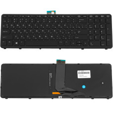 Клавиатура для ноутбука HP (ZBook: 15 G2, 17 G22 series) rus, black, подсветка клавиш, без джойстика