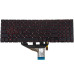 Клавиатура для ноутбука HP (Omen: 15-DC) rus, black, без фрейма, подсветка клавиш RED (RGB 4)