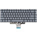 Клавиатура для ноутбука HP (240 G10) rus, gray, без фрейма, подсветка клавиш (ОРИГИНАЛ)